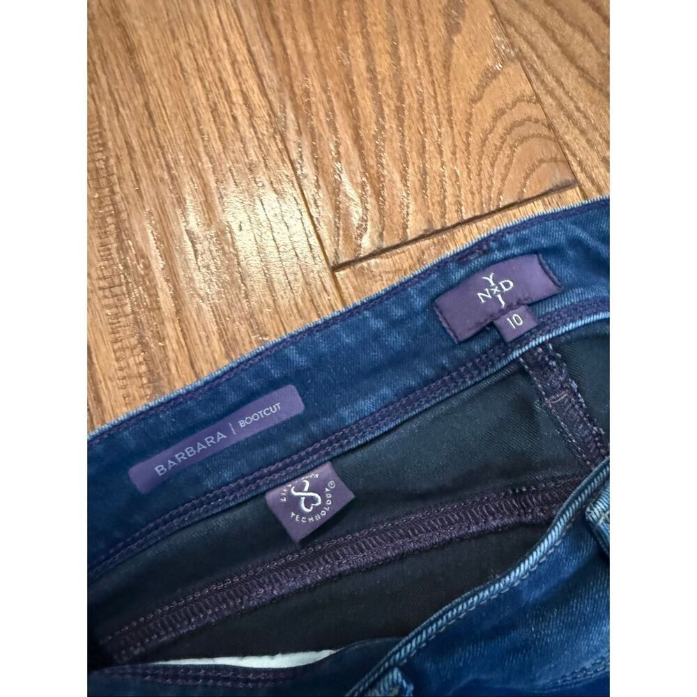 Nydj Barbara bootcut dark wash jean size 10 - Picture 5 of 8